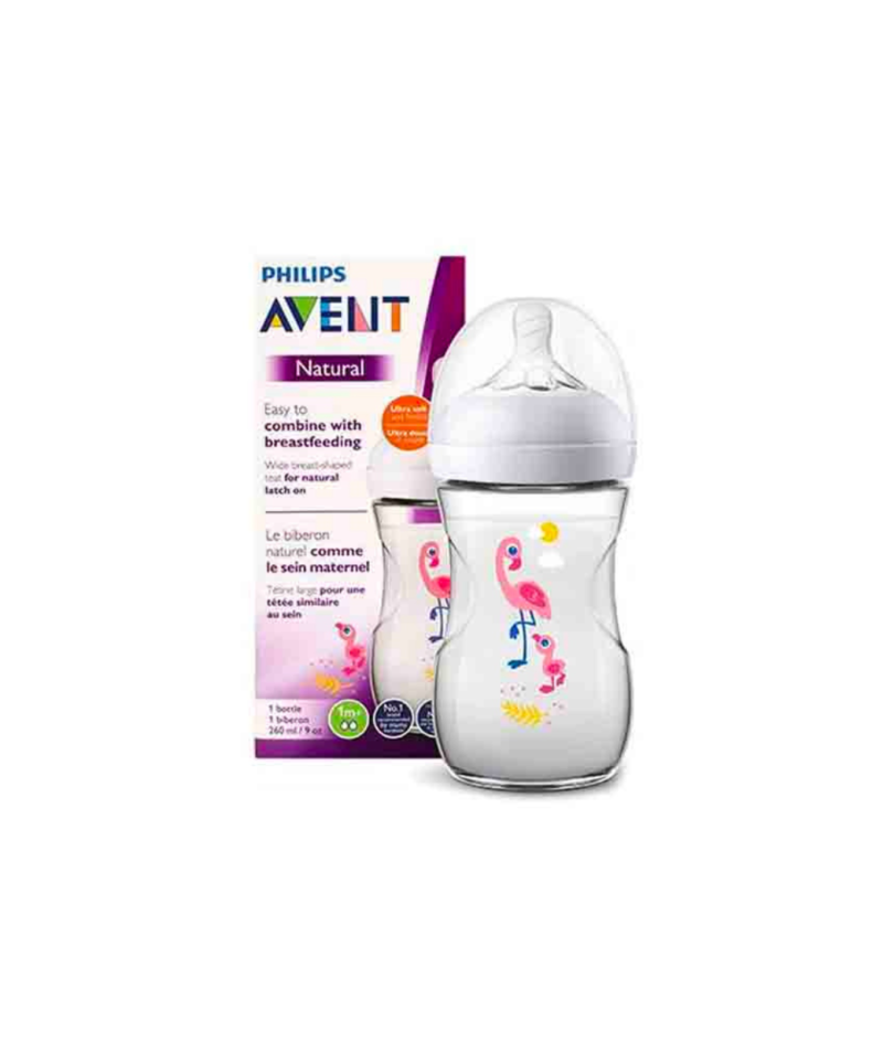 Avent biberon naturel TIGER 260ml 9OZ +1m