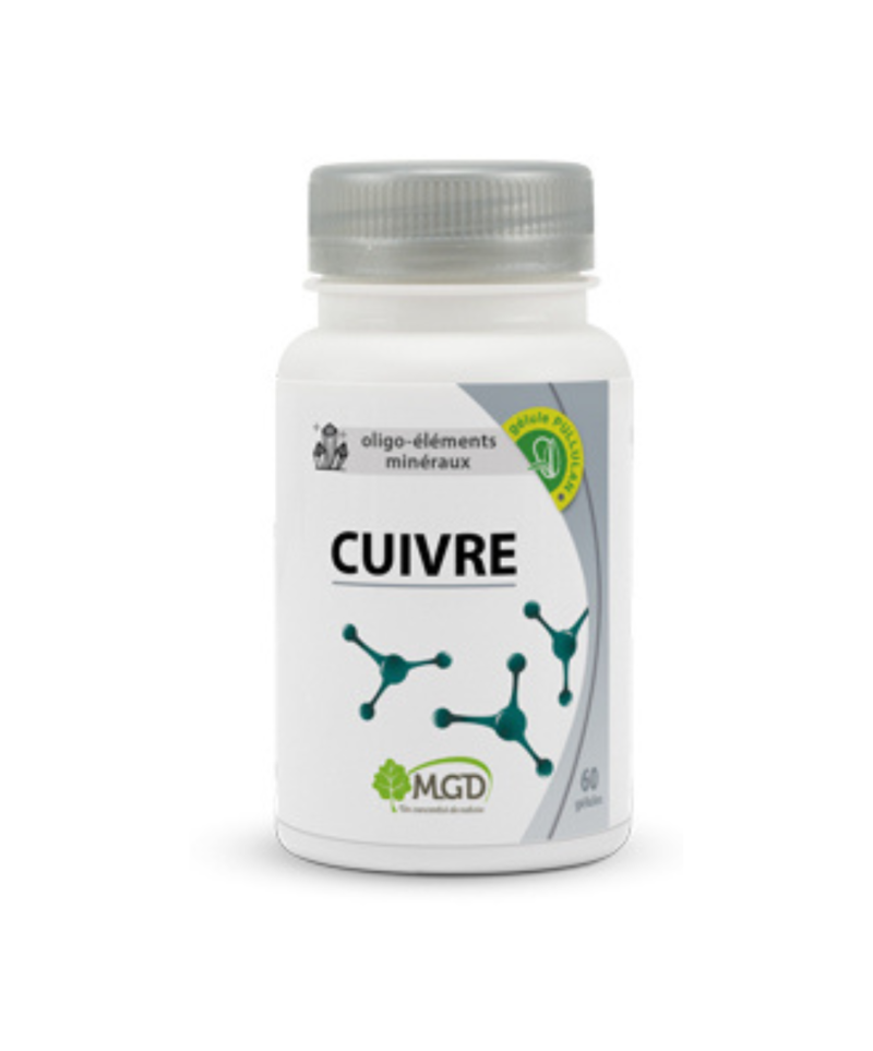 MGD Cuivre 60 Gélules