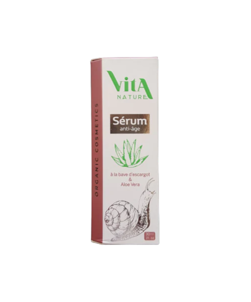 VITA NATURE Sérum Anti âge à la Bave d’Escargot 30ml